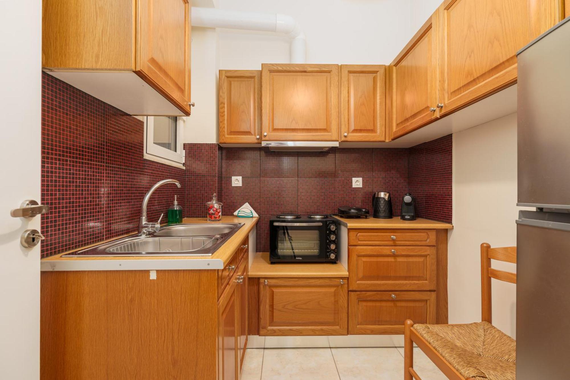 Nostos Apartment, With A Spacious Backyard أرتيميدا المظهر الخارجي الصورة
