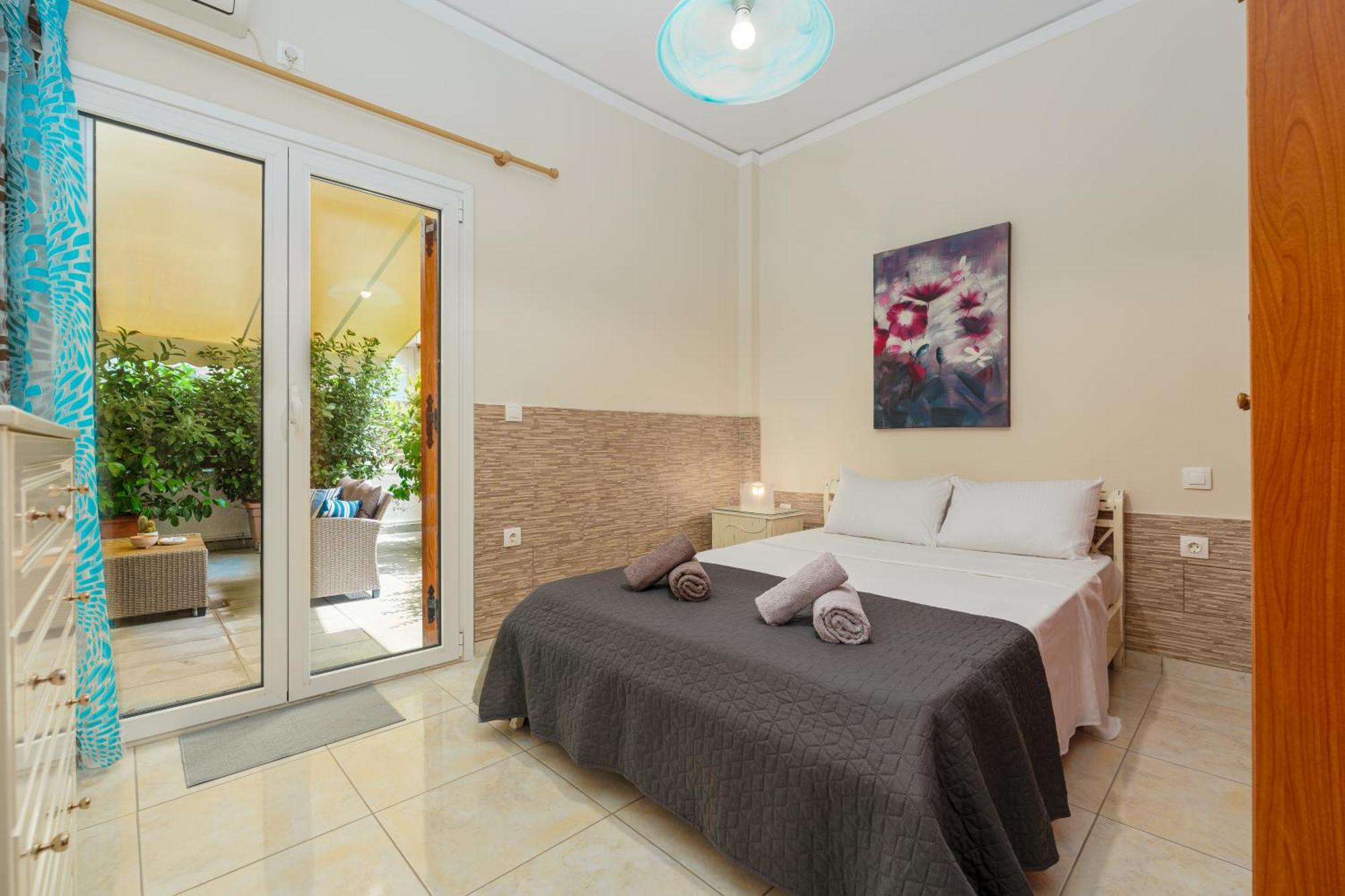 Nostos Apartment, With A Spacious Backyard أرتيميدا المظهر الخارجي الصورة