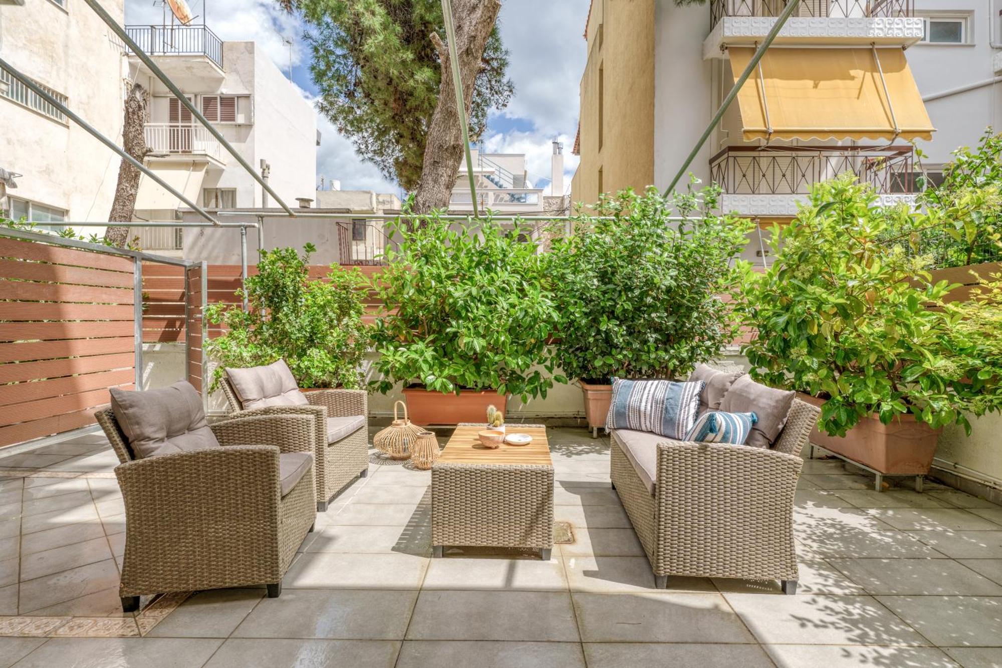Nostos Apartment, With A Spacious Backyard أرتيميدا المظهر الخارجي الصورة